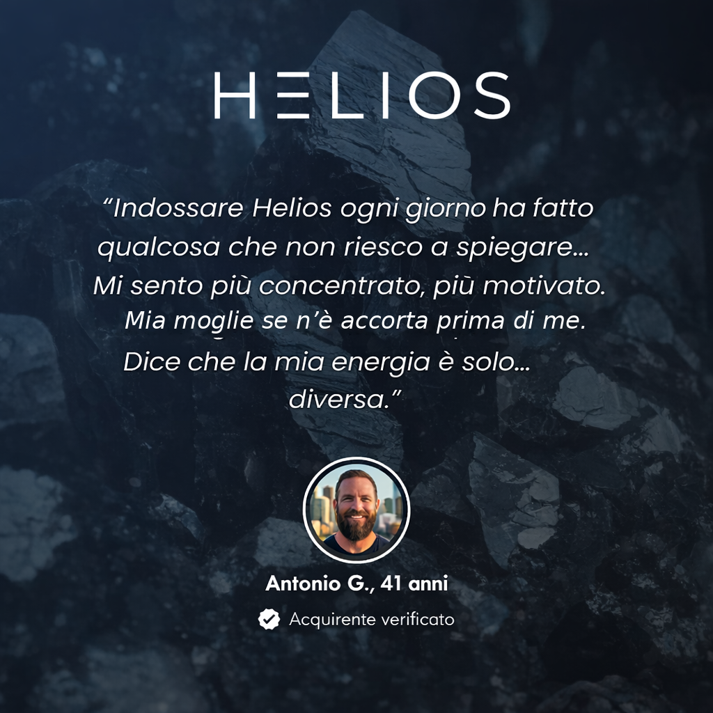 Bracciale in ematite Helios®